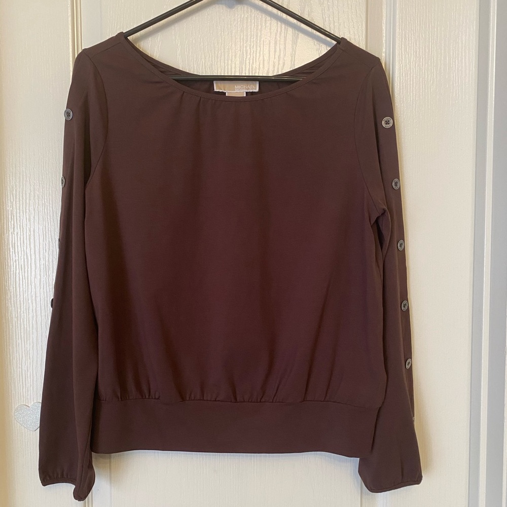 MICHAEL KORS CHOCOLATE TOP SIZE S/P